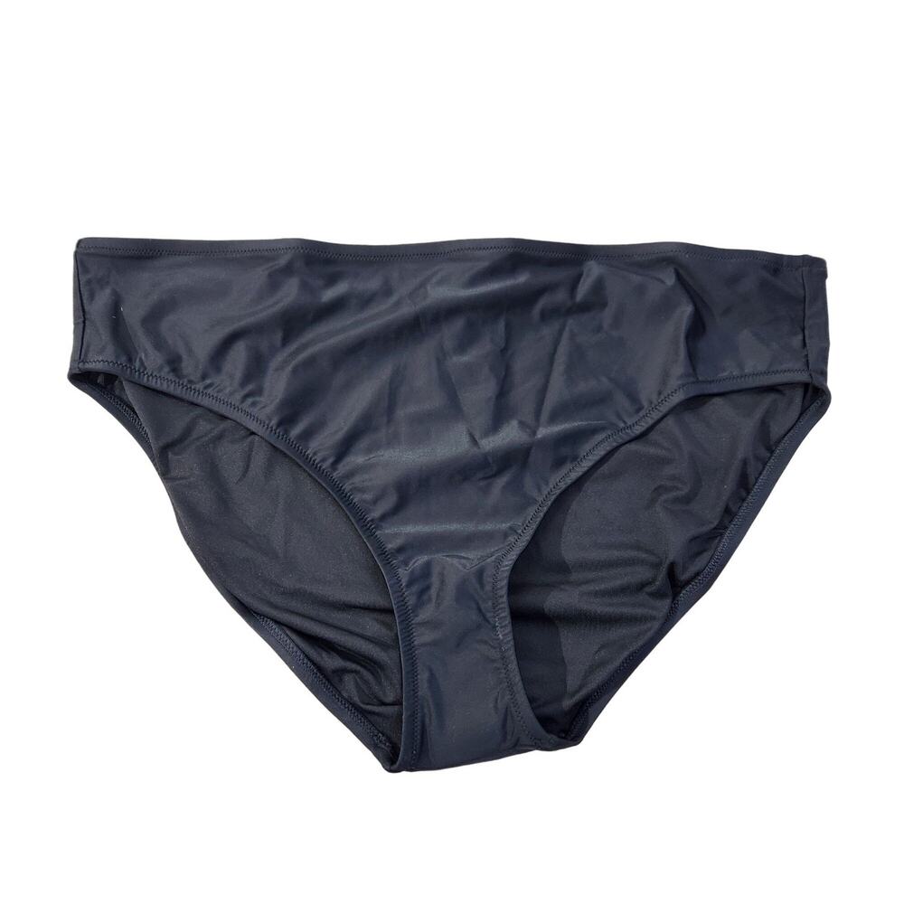 J. Crew Black Full Coverage Bikini Briefs New With Tags Womens Size 2X